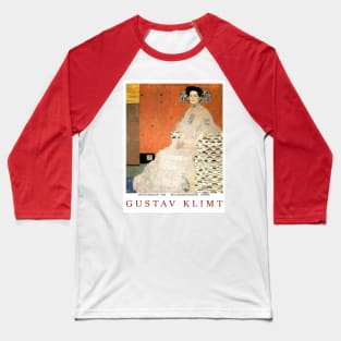 Gustav Klimt Fritza Riedler 1906  Belvedere Museum Painting Print Baseball T-Shirt